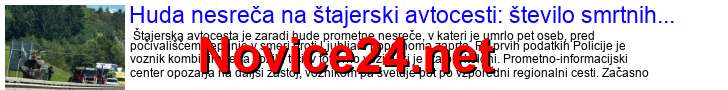Najbolj brana novica